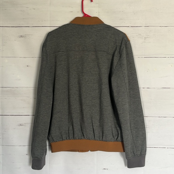 Gray and Brown Zara Suede Front Jacket Men's Med - Picture 8 of 9